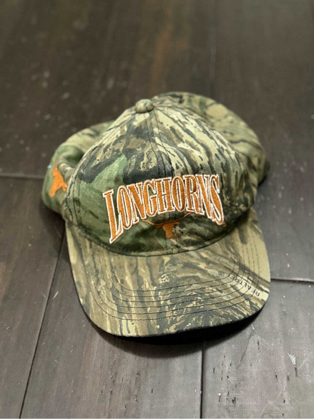 TEXAS Longhorns Camo Baseball Cap - Green & Brown Made in USA